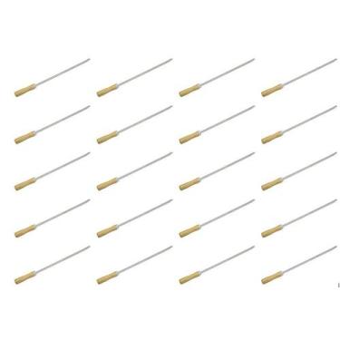 Imagem de Kit 20 mini espeto churrasco coraçao inox 39 cm churrasquinho matrinox