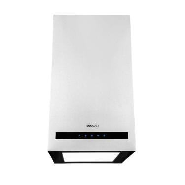 Imagem de Coifa Suggar Ilha Quadrada Opala Led Painel Touch Inox 110V