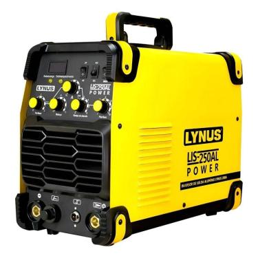 Imagem de Máquina De Solda Inverter Lynus Lis-250al Power Amarela E Preta 50hz-60hz