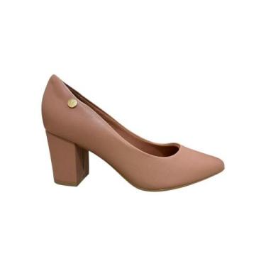 Imagem de sapato vizzano feminino pelica salto grosso, Nude, 34