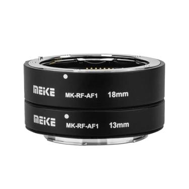 Imagem de Meike MK-RF-AF1 Kit de anel adaptador de tubo de extensão macro de metal AF de 13 mm + 18 mm para câmeras da série EOS-R Câmeras de montagem RF EOS-R EOS-RP