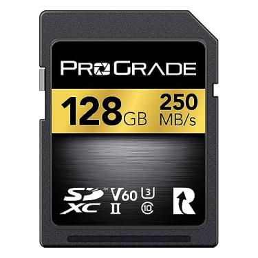 Imagem de Cartão SD UHS-II 128 GB V60 – Velocidade de gravação de até 130 MB/s e velocidade de leitura de 250 MB/s | para vloggers, cineastas, fotógrafos e curadores de conteúdo profissionais – por Prograde Digital