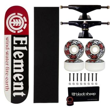 Imagem de Skate Element Montado 8.0 Roda Next 53mm Truck 139mm-Masculino