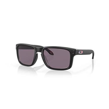 Imagem de Oakley Men's OO9102 Holbrook Square Sunglasses, Matte Black/Prizm Grey, 57mm