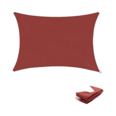 Imagem de Toldo Retangular Impermeável Para Exterior, Sombra De Sol Para Jardim,