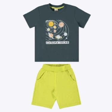Imagem de Conjunto Infantil Menino Manga Curta Sistema Solar Have Fun 29022, Cin