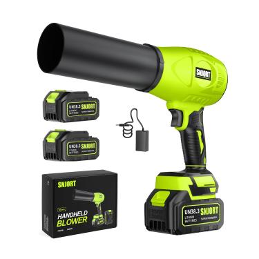 Imagem de SNJORT Soprador de folhas elétrico sem fio para limpeza de pátio A18