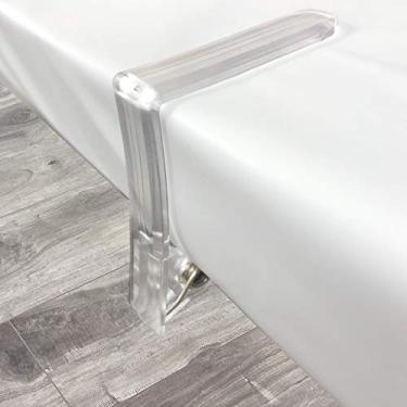 Imagem de Clipes para toalha de mesa de plástico transparente, grampos transparentes para capa de mesa, suporte de mesa de piquenique, reutilizáveis, para festas, ao ar livre, conjunto de 6