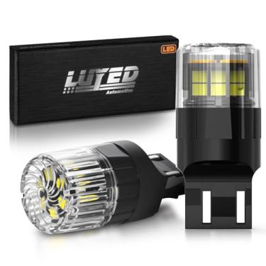 Imagem de LUYED 7443 7440 Lâmpada de freio reverso LED, compatível com 7444NA 7443A 7444NAK T20, 600% mais brilhante 2400LM 6500K Xenon White Backup Tail, Canbus livre de erros, 2 peças