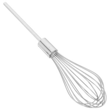 Imagem de VOSAREA Batedor de ovos de aço inoxidável extralongo e espesso acessório multifuncional ferramenta de cozinha para misturar massa, assar e cozinhar