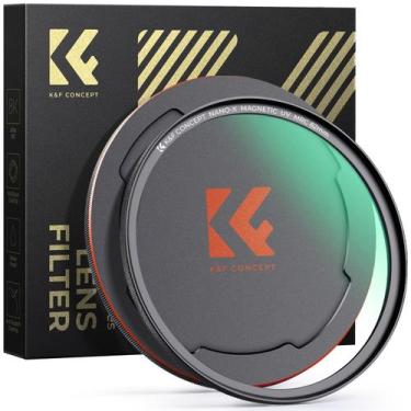 Imagem de Filtro de lente K&F Concept Magnetic MC UV 58mm Nano-X Series