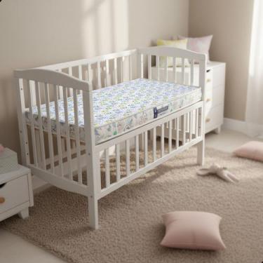 Imagem de Colchão Quarto Infantil Berço 130x70x07 cm Espuma D18 Pro Dormir - Pro