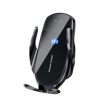 Imagem de Tangxi Carregador de Carro Sem Fio, Carregador Sem Fio de Indução Elétrica Automotiva Suporte para Telefone de Ventilação para Carro, Carregamento Rápido e Fixação Automática,