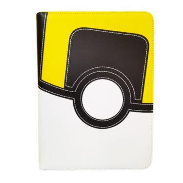 Imagem de Pasta Grande Ultraball c/ Zíper e 20 folhas pretas 18 bolsos p/ 360 ca