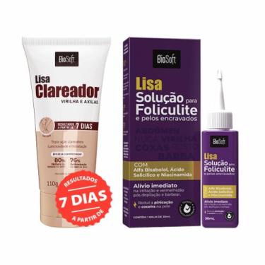 Imagem de Foliculite Pelo Encravado + Clareador Gluteo Virilha Bumbum - Bio Soft