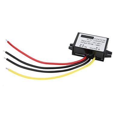 Imagem de Conversor DC DC 24V a 12V 10A 120W Módulo de fonte de alimentação abaixador à prova d'água à prova de poeira à prova de choque para alarme de carro Rádio Motor Alto falante LED