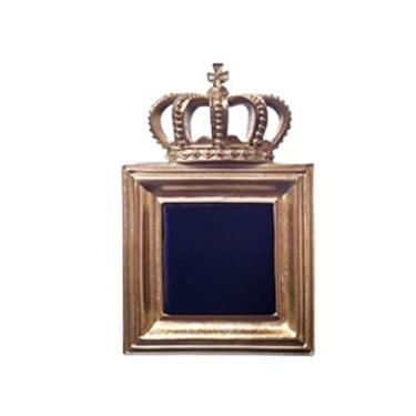 Imagem de Molduras de metal vintage de luxo para pôsteres vintage esculpidas em ouro moldura para fotos para casa, casamento, decoração de mesa, artesanato (B,20 x 29 cm) (A 11,5 x 17 cm)