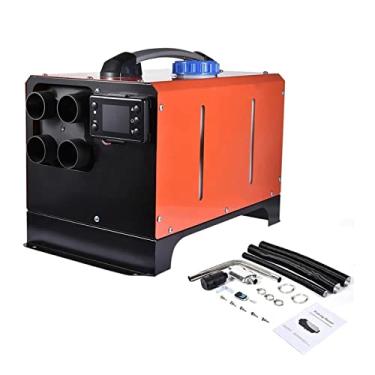 Imagem de Aquecedor tudo em um aquecedor de carro 12/24V 5000W carro diesel aquecedor de estacionamento de ar LCD controle remoto monitor interruptor para caminhão ônibus trailer (cor: podridão, tamanho
