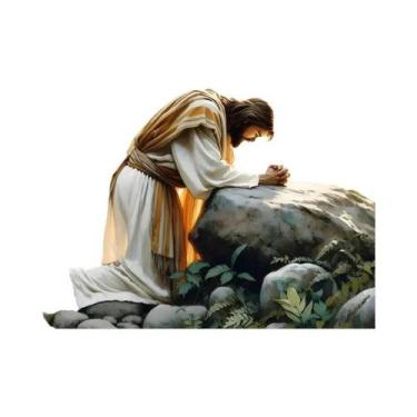 Imagem de Kit De Pintura Diamante Retrato De Jesus, Mosaico De Diamantes Redondo