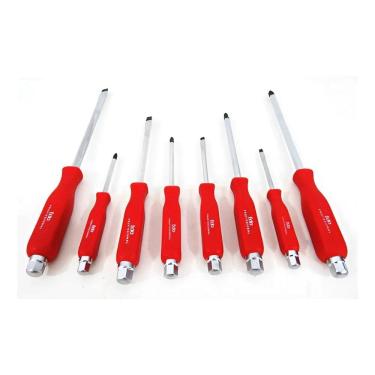 Imagem de Kit Chaves Fenda/Philips Cromo Vanadio 8Pçs Eda
