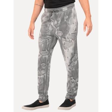 Imagem de Calça John John Moletom Masculina Regular Splash Cinza Médio-Masculino