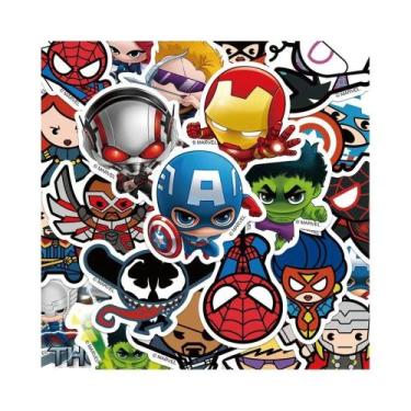 Imagem de Adesivos De Desenhos Animados Marvel Avengers 50PCS À Prova d'Água Par