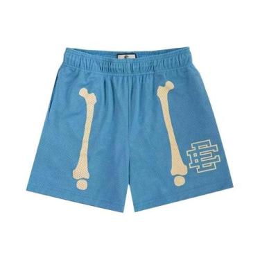 Imagem de Shorts De Malha Casuais De Verão Para Homens, Calças De Fitness Básica