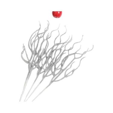 Imagem de Buquê De Ramos Artificiais De Natal 5 Peças Plantas Falsas Decoração P