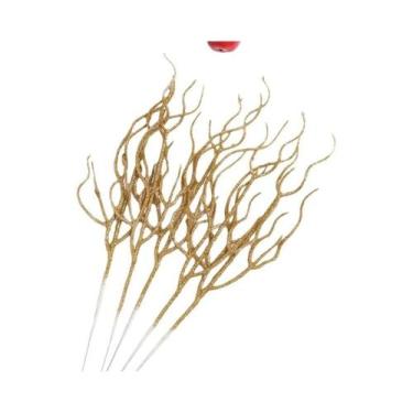 Imagem de Buquê De Ramos Artificiais De Natal 5 Peças Plantas Falsas Decoração P