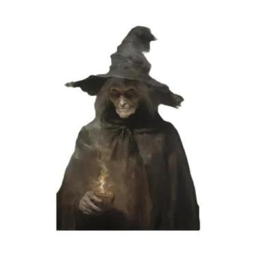 Imagem de Pintura Em Tela De Arte Gótica Sombria: Palhaço, Fantasma, Boneca E Br