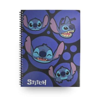 Imagem de Caderno Universitário 1 Matéria Stitch Expressões 80 Folhas - Culturam