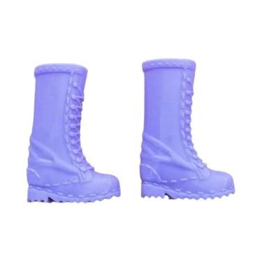 Imagem de Botas De Inverno De Salto Alto De 30cm Para Bonecas De Escala 1/6, Ace