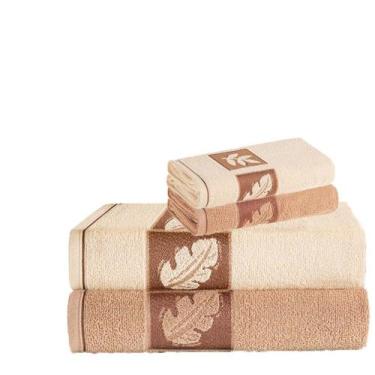 Imagem de Jogo Toalhas Banho Quebec Karsten 4 Peças, DESERTO / TULE