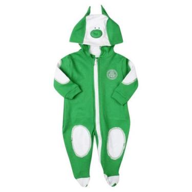Imagem de Macacão Bebê Palmeiras Porquinho com Gorro Oficial, M