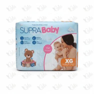 Imagem de Fralda Descartável Supra Baby Mega XG 30 Unidades