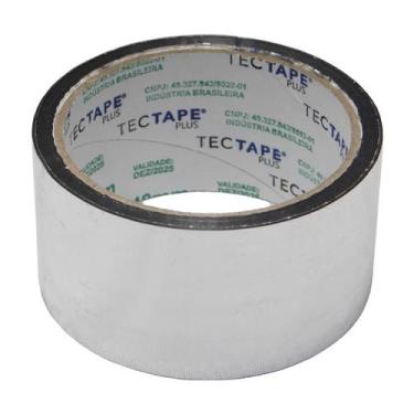 Imagem de Fita Adesiva Aluminizada Isolamento Térmico Refrigeração - TECTAPE, Co