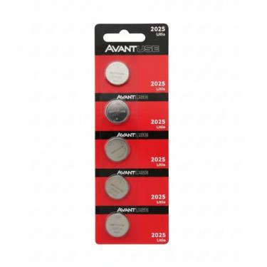 Imagem de Bateria litio 3v cr2025 - 5un - AVANT