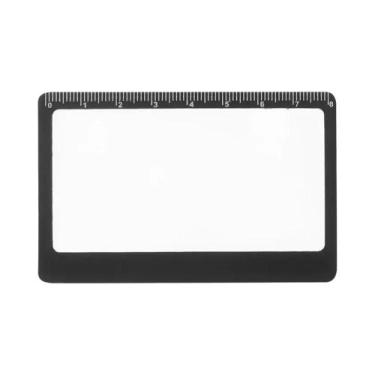 Imagem de Lupa Ultrafina 3X HD Para Leitura, Lupa De Bolso Em PVC, Ferramenta Po