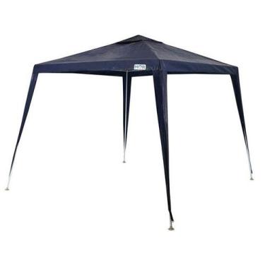 Imagem de Tenda Praia Gazebo Rafia Cores Com Bolsa De Transporte Mor, Azul, 2,5x
