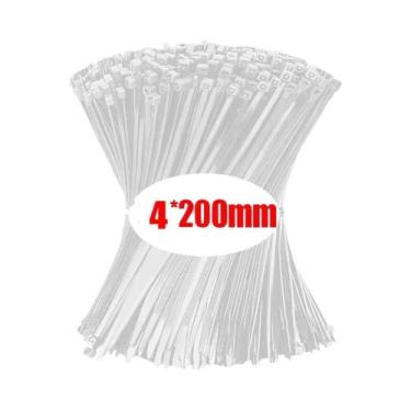 Imagem de Abraçadeiras De Nylon Reutilizáveis 100-1000 Peças, Auto-Lock Com Para