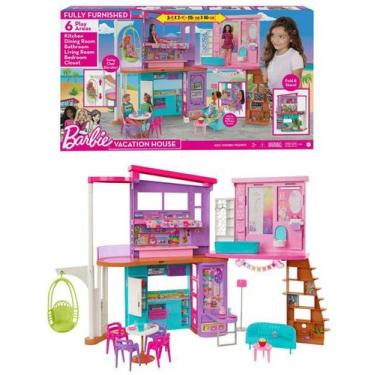 Imagem de Boneca Barbie Nova Casa Malibu - Casa de Férias - 115CM de Comprimento