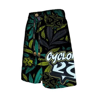 Imagem de (LANÇAMENTO) Bermuda Cyclone Veludo Green Forever, Preto, Verde, P