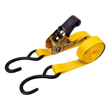 Imagem de Kit Catraca para Amarração de Cargas em Moto Modelo 25MM Compatível com Transporte Seguro Fita Poliéster e Ferragens Aço