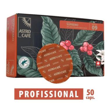 Imagem de Cápsulas Astro Café PRO Supremo 50Un Compatível Nespresso Professional