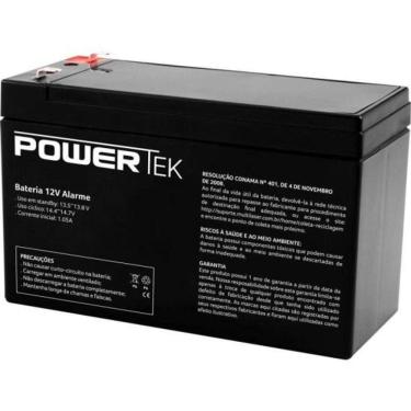 Imagem de Bateria Selada 12v 4ah Alarme En011a Powertek [f002]