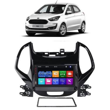 Imagem de Kit Multimídia Mp5 Ford Ka 2018 2019 2020 2021 7 Polegadas Espelhament