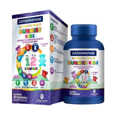 Imagem de Polivitamínico Gummies Kids - 30 Gomas Tutti Frutti - Catarinense Nutrição-Masculino