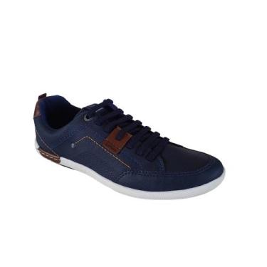 Imagem de Sapatenis Strike Casual Masculino, 39, Azul escuro, Masculino