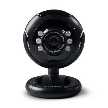 Imagem de Webcam Plug e Play Led Noturno Microfone Integrado USB Botão snap shot