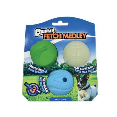 Imagem de Brinquedo Chuckit Fetch Medley Pack 3 Bolas Para Cães Pequeno - Chucki